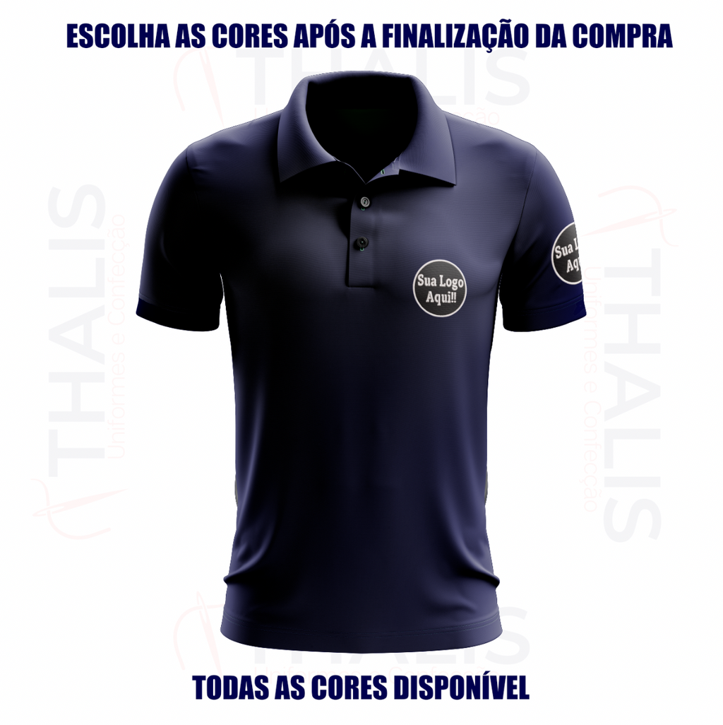 Kit 5 Camisa Polo PIQUET inglês - Todas as cores disponíveis