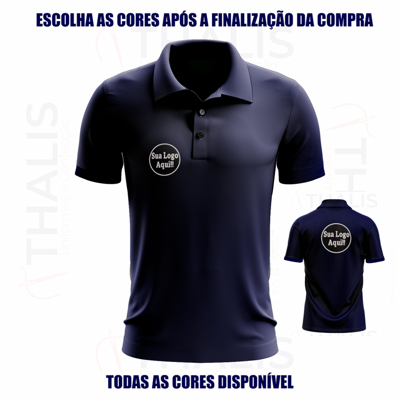 Kit 5 Camisa Polo PIQUET inglês - Todas as cores disponíveis